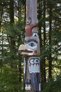 USA, Alaska, Ketchikan, Totem Bight State Historical Park. von Danita Delimont