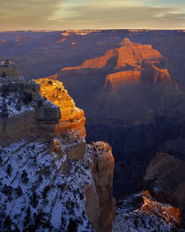 USA, Arizona, Grand Canyon National Park, Winter sunrise fro... by Danita Delimont