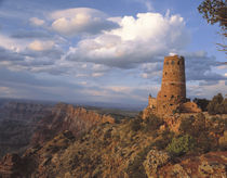 Desert View Watch Tower designed by Mary Jane Coulter on the... by Danita Delimont