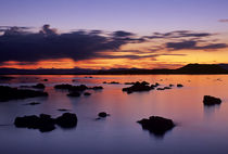 USA, California, Lee Vining, Sunrise at Mono Lake's Black Point von Danita Delimont