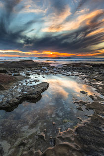 Sunset from the tide pools in La Jolla, CA by Danita Delimont