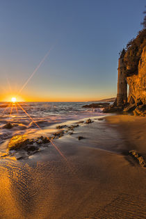 Sunset at Victoria Beach in Laguna Beach, CA by Danita Delimont