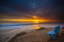 Sunset over the Pacific Ocean in Carlsbad, CA von Danita Delimont