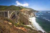 The Bixby Bridge along Highway 1 on California's coastline by Danita Delimont
