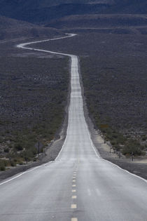 State Route 190 through Panamint Valley and over Panamint Ra... by Danita Delimont