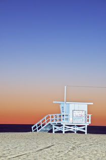 Santa Monica Beach Twilight by Danita Delimont