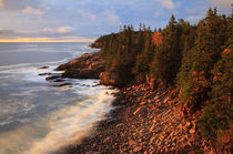 USA, Maine, Acadia National Park, Ocean waves breaking on ro... von Danita Delimont