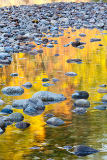 Fall colors reflect in the Saco River in Bartlett, New Hampshire by Danita Delimont