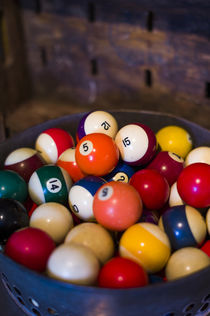USA, New Jersey, Lambertville, antique billiard balls von Danita Delimont
