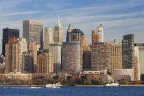 USA, New York, New York City, lower Manhattan skyline from J... von Danita Delimont
