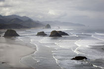 OR, Oregon Coast, Ecola State Park, Crescent Beach, Cannon B... von Danita Delimont