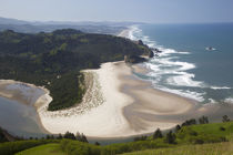 OR, Cascade Head, view of beach and Salmon River by Danita Delimont