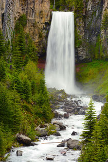 Tumalo Falls, Deschutes County, Oregon, USA. by Danita Delimont