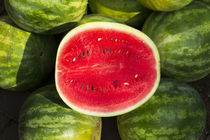 Watermelon for sale at a farmer's market, Charleston, South Carolina by Danita Delimont
