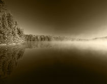 USA, Vermont, Adams Reservoir, Woodford State Park, Autumn t... von Danita Delimont