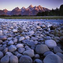 USA, Wyoming, Teton National Park, the Snake River, Teton Range by Danita Delimont