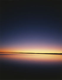 USA, Wyoming, View Of Yellowstone lake at sunset by Danita Delimont