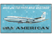 Pan American Airlines - vintage advertising Portugal von Filipe Goulão