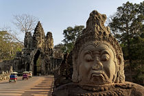Gigantisches Gopura Eingangstor zu Angkor Thom, Angkor Wat, Siem Reap, Kambodscha von travelstock44