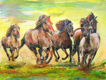 Wilde Pferde by Renée König