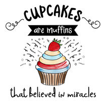 cupcake with funny message by Claudia Balasoiu