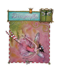 Dragonfly Passe-Partout by Angie  Brenner