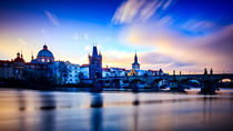 Charles Bridge in Prague at Early Morning, Czech Republic by Zoltan Duray