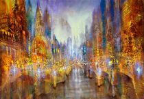 Lichterstadt III von Annette Schmucker