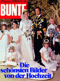Silvia & Carl Gustaf von Schweden: BUNTE Heft 27/76 von bunte-cover