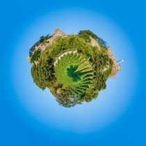 Burg Klopp (4n) - little planet by Erhard Hess