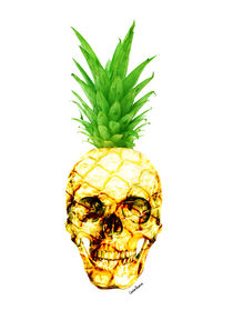 Pineapple Skull von Camila Oliveira