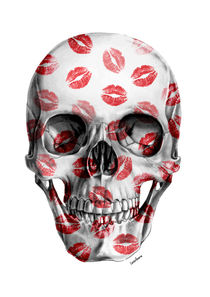 Kisses Skull I von Camila Oliveira