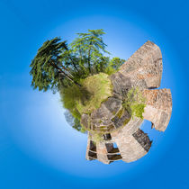 Ruine Ramburg (2) - Little Planet von Erhard Hess