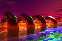 fire flowing through the rings von kunstmarketing