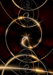 Abstract Spiral von Melanie Mertens