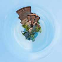 Trifels-Südseite (4) - Little Planet von Erhard Hess