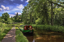 Towpath at Talybont on Usk von Ian Lewis