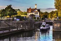  Goring on Thames Lock by Ian Lewis