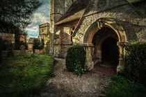 Little Wittenham Church Porch von Ian Lewis