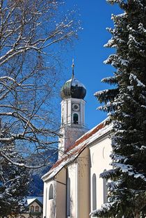 Kloster Ettal im Winter... by loewenherz-artwork