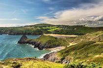View Over Three Cliffs Bay by Ian Lewis