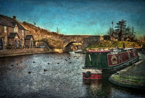 Brecon Canal Basin in Winter by Ian Lewis