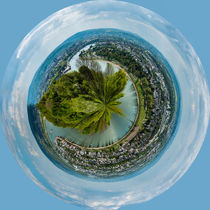 Koblenz-Panorama (2) - little planet by Erhard Hess