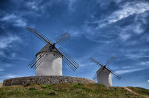 Windmühlen La Mancha von Iris Heuer