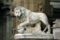 The Lion of the Piazza della Signoria, Florence von David Lyons