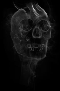 Smoking Skull by Martin Williams