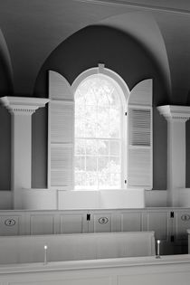 Bennington First Congregational Church, Vermont. B&W von David Lyons