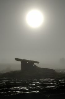 Poulnabrone Dolmen B&W by David Lyons