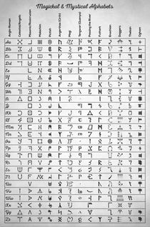 Magical and Mystical Alphabets von zapista