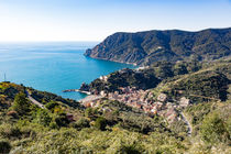 Cinque Terre von oben von Denis Sandmann